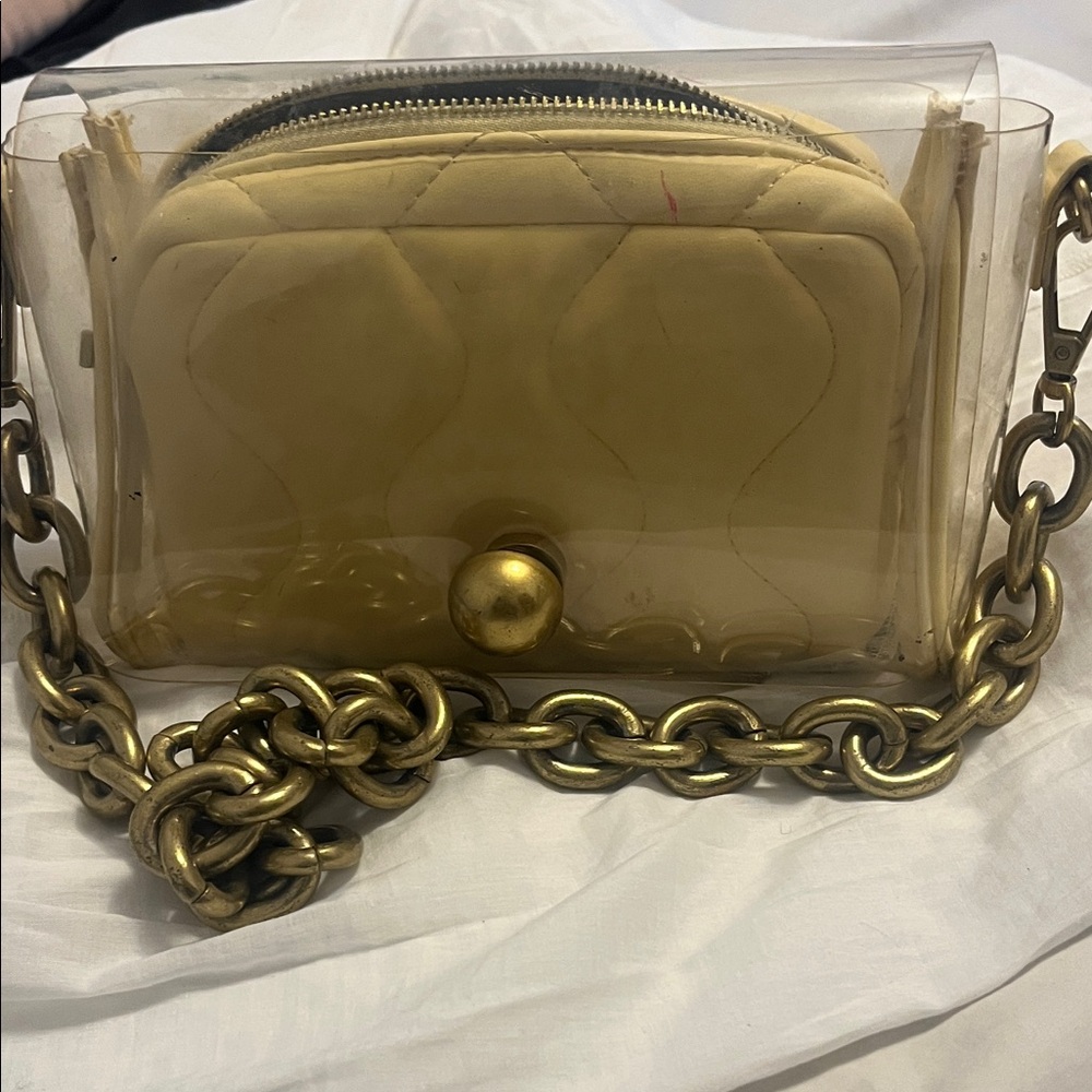 Zara Elegant Gold Women's Bag